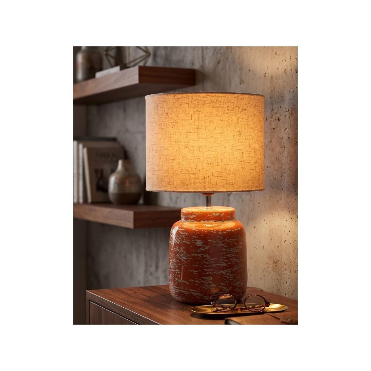 Lampada da tavolo hut arancione cm Ø 27x47,5