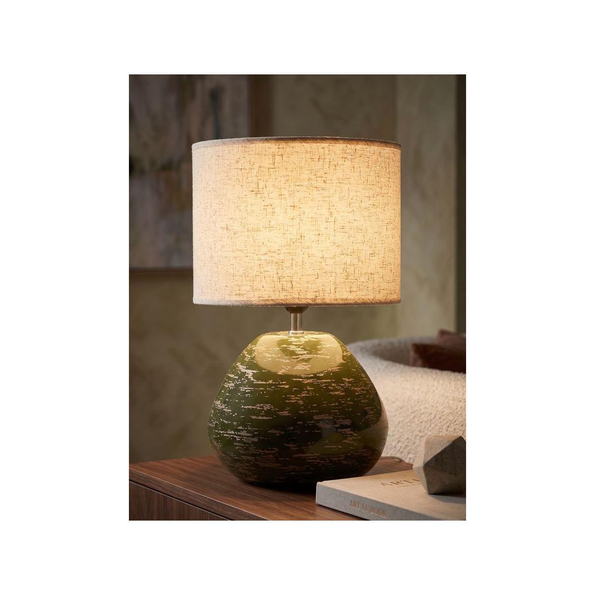 Lampada da tavolo hub verde cm 30x49