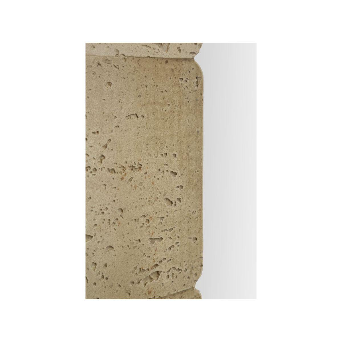 Specchio da muro stones quadrato cm 90x2,5x90 (temperato mis. int. cm 67x67)