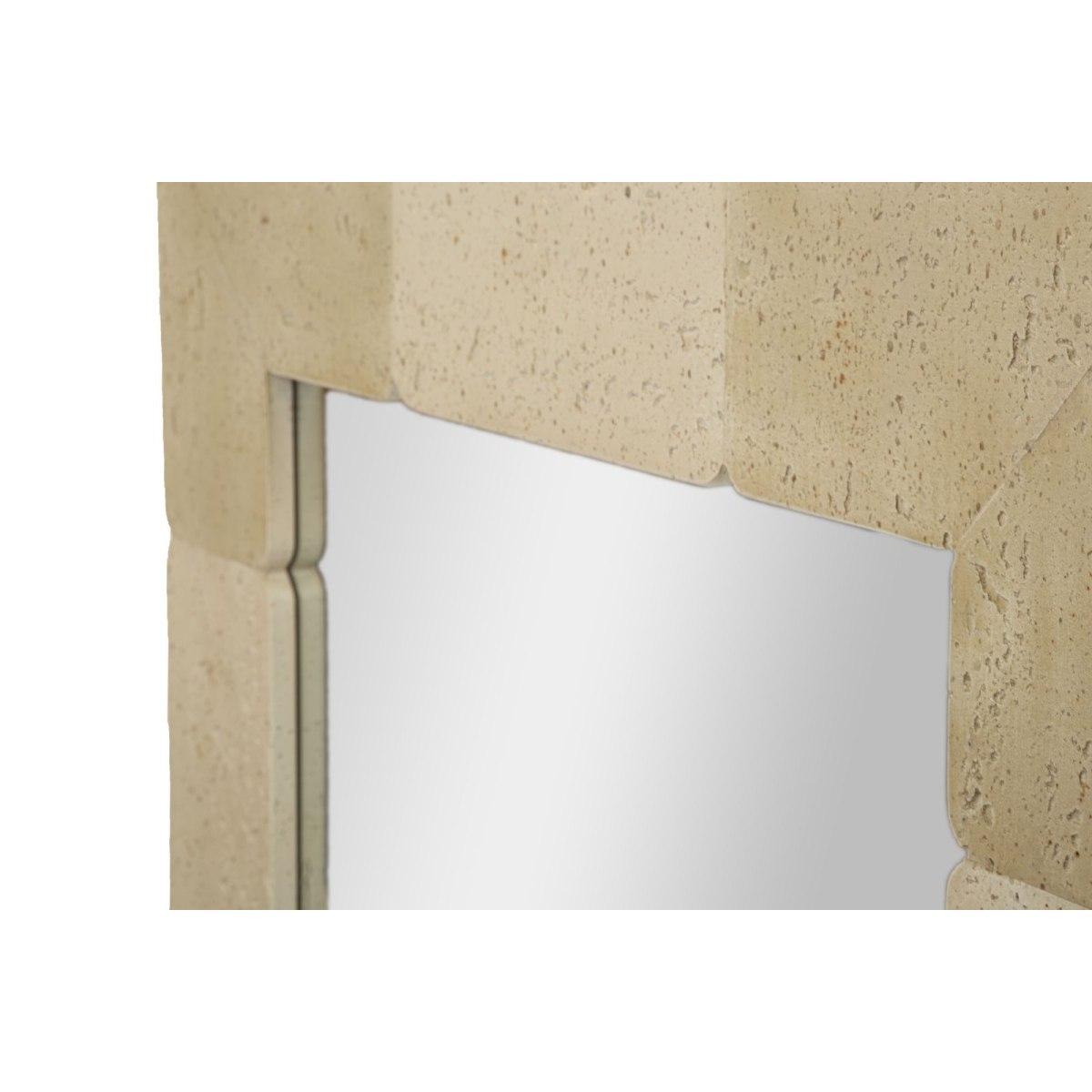 Specchio da muro stones rettangolare cm 70x3x160 (temperato mis. int. Øcm 47x97)