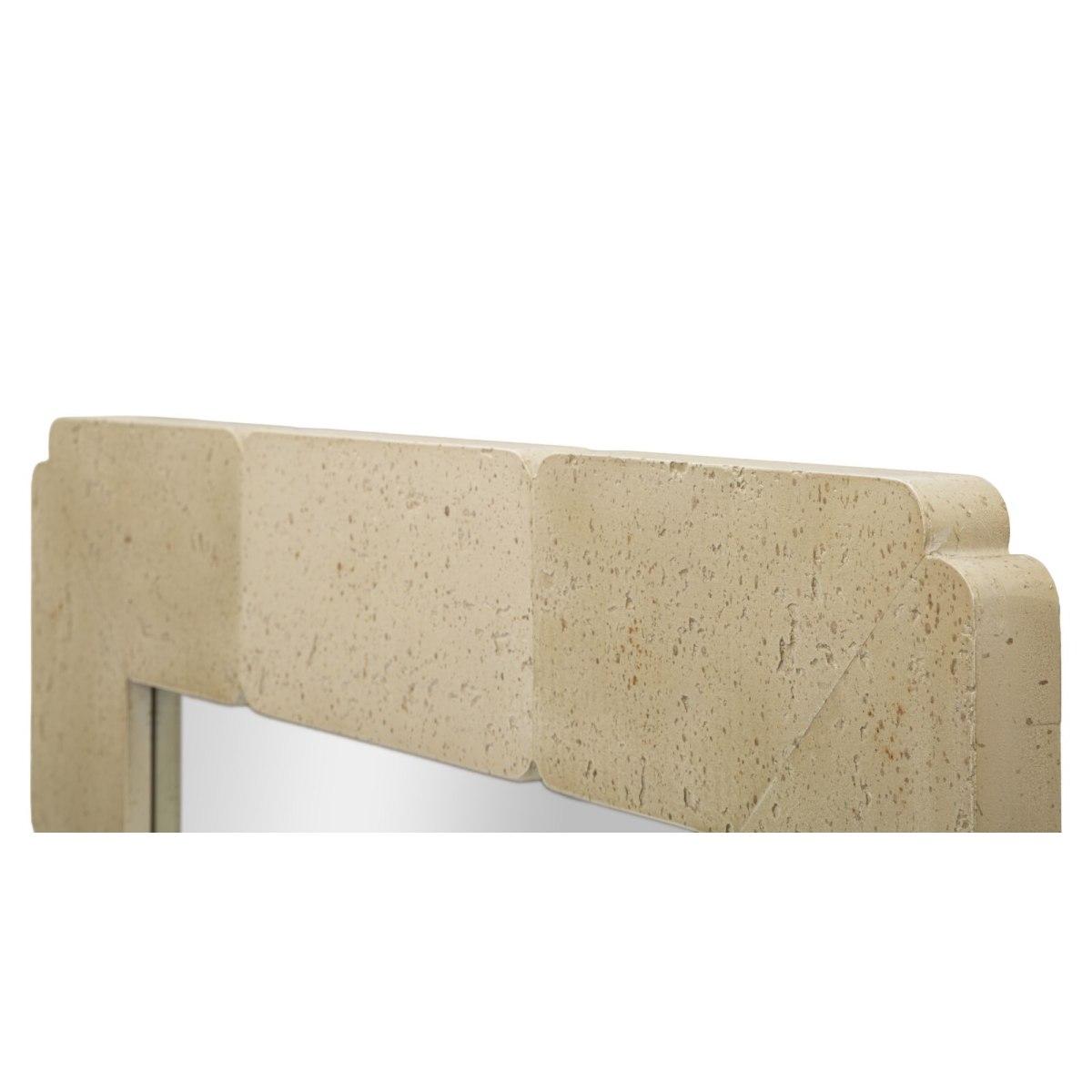 Specchio da muro stones rettangolare cm 70x3x160 (temperato mis. int. Øcm 47x97)
