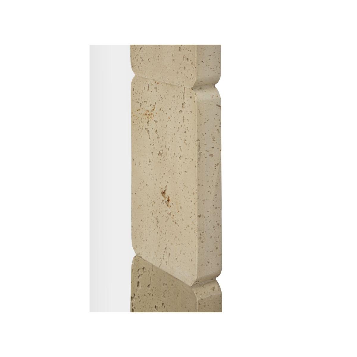 Specchio da muro stones rettangolare cm 70x3x160 (temperato mis. int. Øcm 47x97)