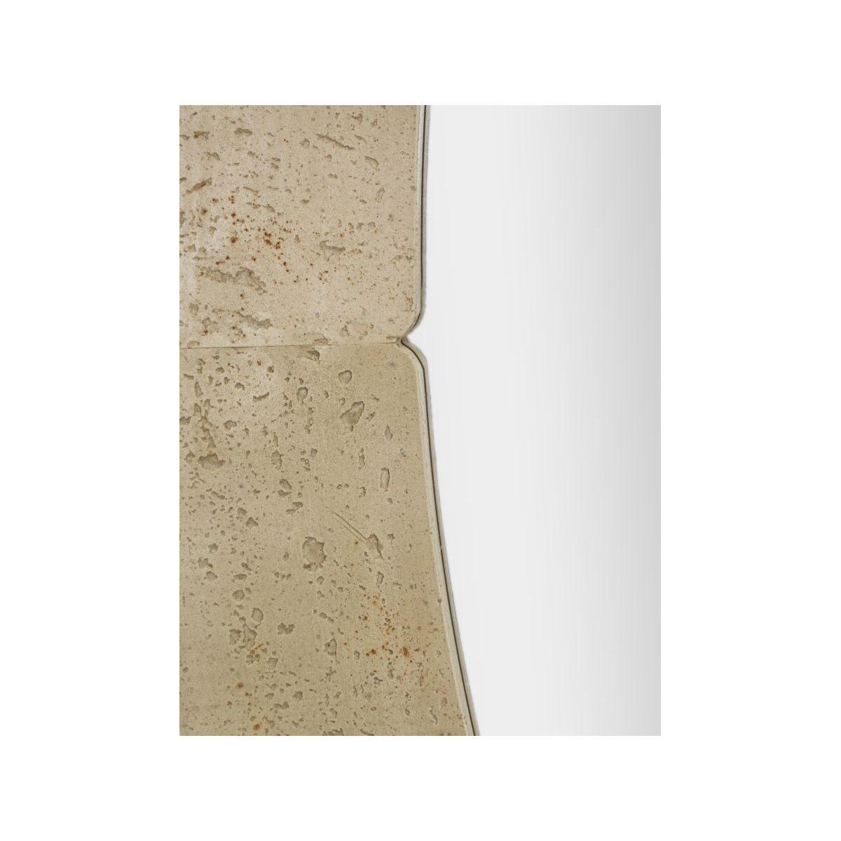 Specchio da muro stones ovale cm 70x3x119,5 (temperato mis. int. Ø cm 47x97)