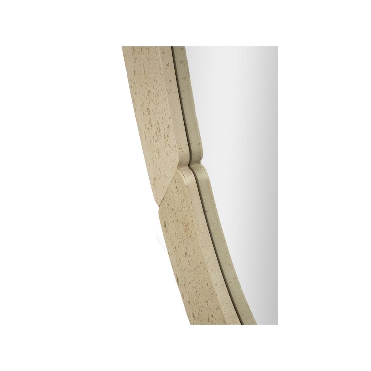 Specchio da muro stones ovale cm 70x3x119,5 (temperato mis. int. Ø cm 47x97)
