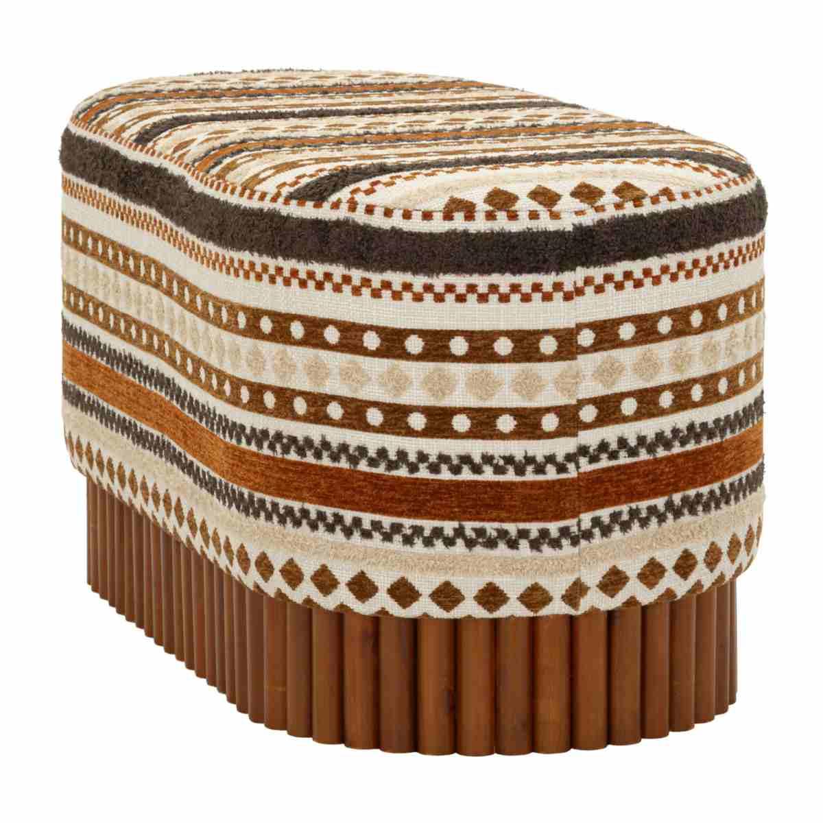 Panca mombasa oval cm 82x40x40