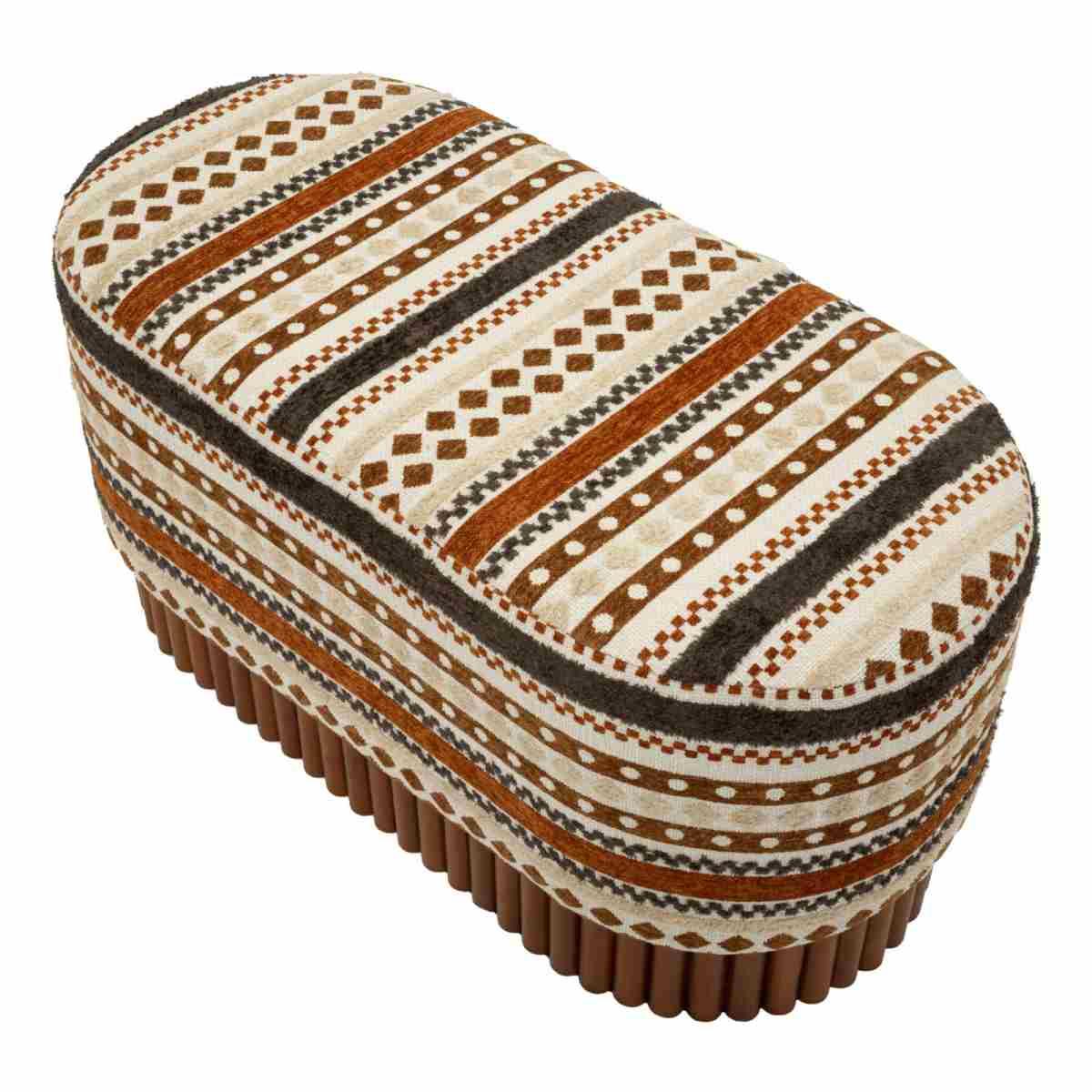 Panca mombasa oval cm 82x40x40
