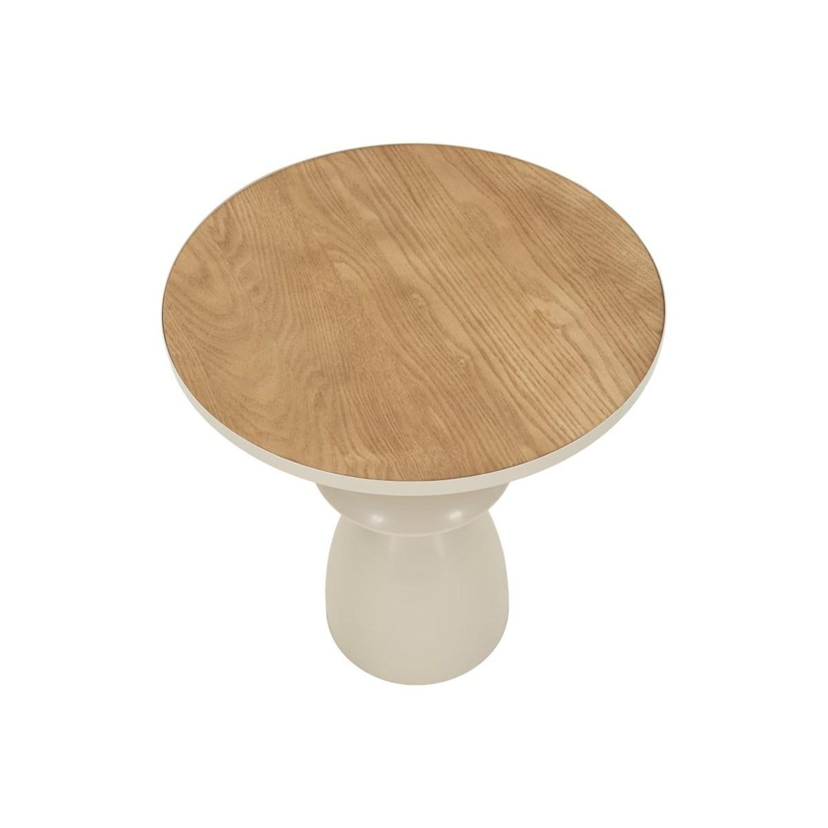 Tavolinetto seoul tortora cm<br> Ø 45,5x49