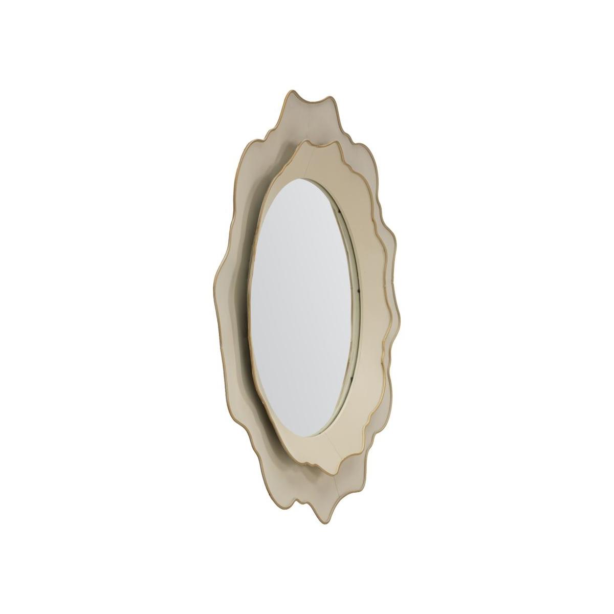Specchio elizabeth tortora cm Ø 95x7 (misura specchio int. Ø cm 58)