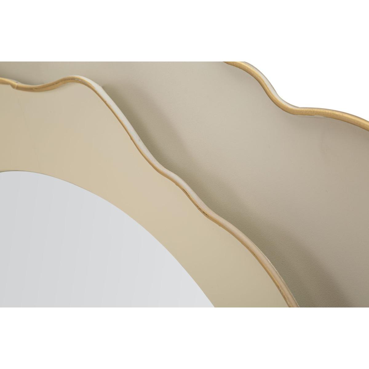 Specchio elizabeth tortora cm Ø 95x7 (misura specchio int. Ø cm 58)