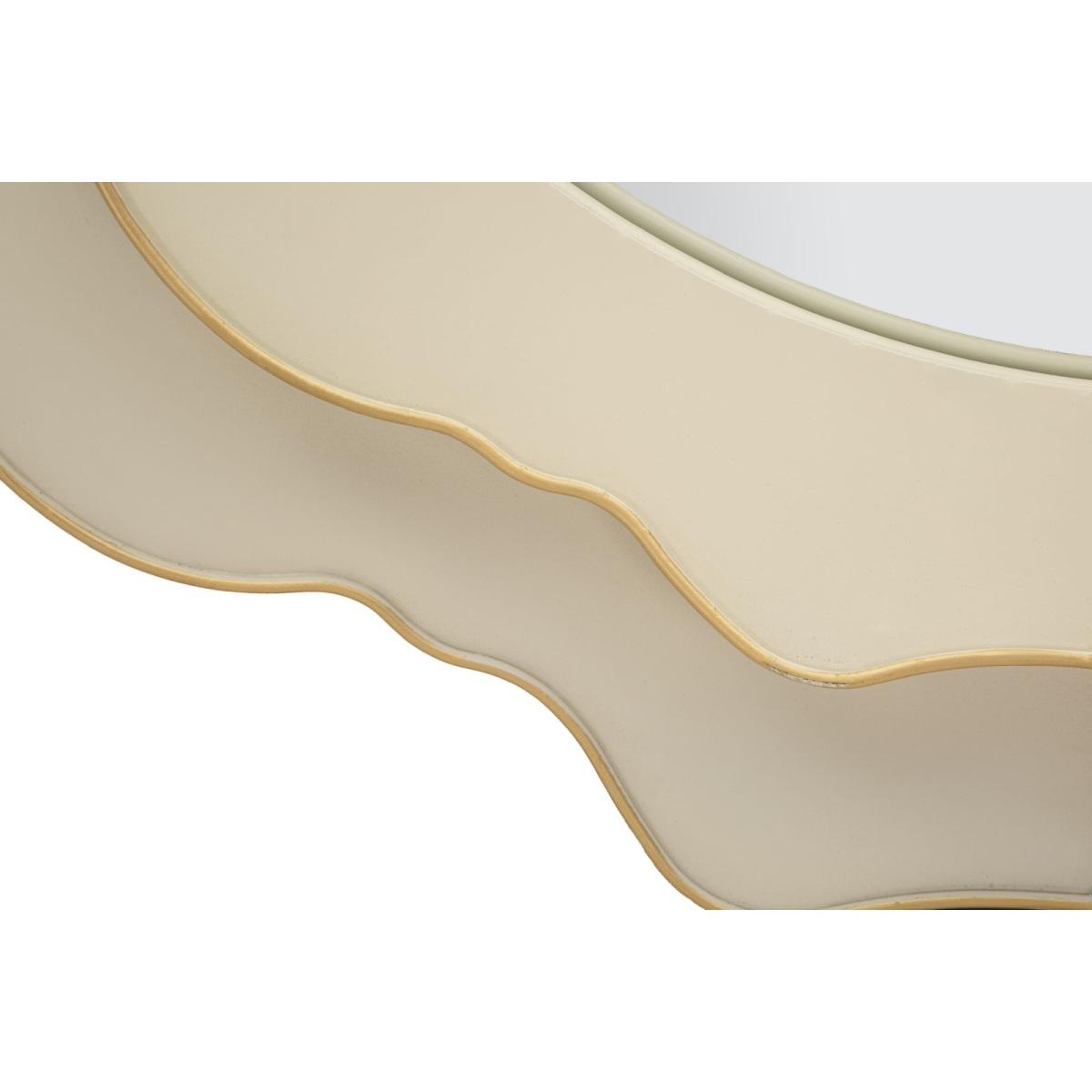 Specchio elizabeth tortora cm Ø 95x7 (misura specchio int. Ø cm 58)