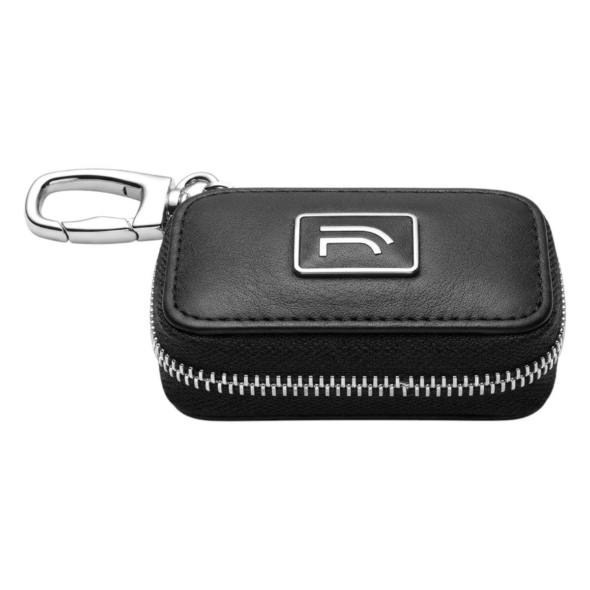 Portachiavi in pelle con zip Juventus