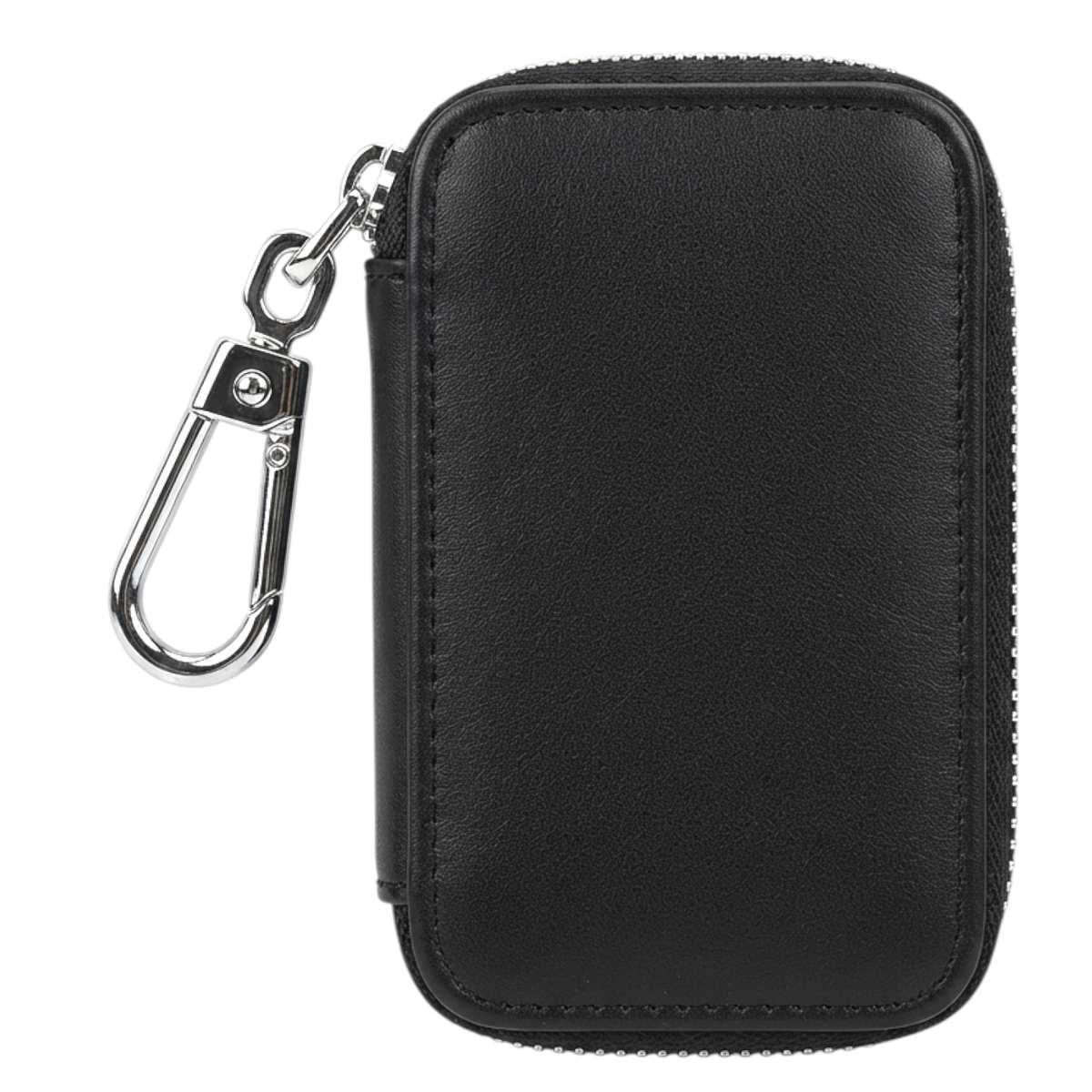 Portachiavi in pelle con zip Juventus