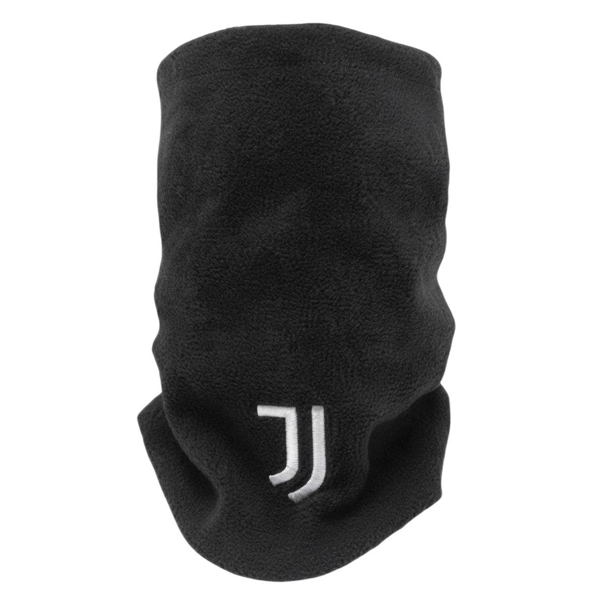 Scaldacollo nero maglia rasata uomo con ricami bianchi Juventus