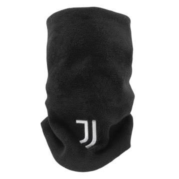 Scaldacollo nero maglia rasata uomo con ricami bianchi Juventus
