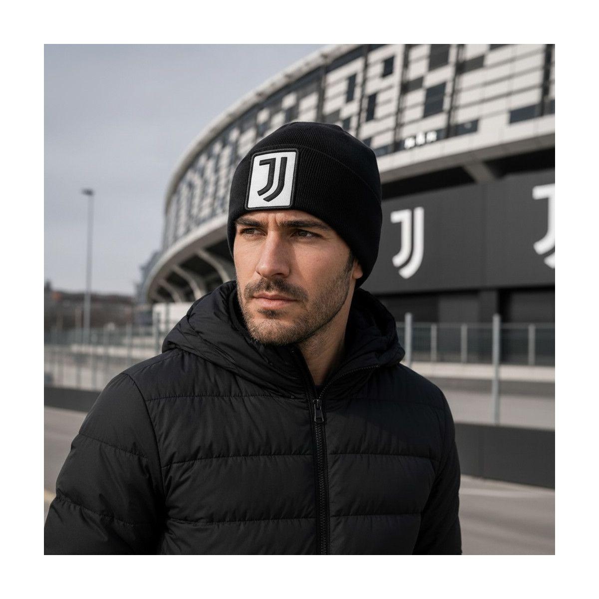 Cappello skipper uomo maglia liscia con patch in pelle Juventus