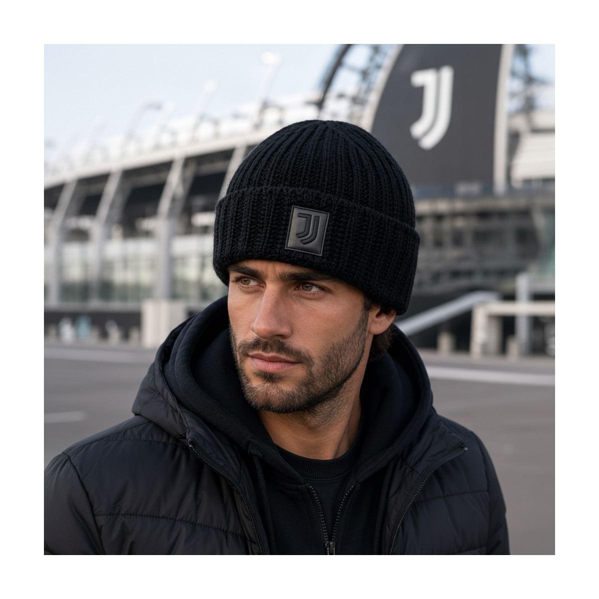 Cappello skipper uomo patch in pelle ricamato Juventus