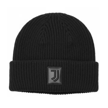 Cappello skipper nero uomo patch in pelle ricamato Juventus