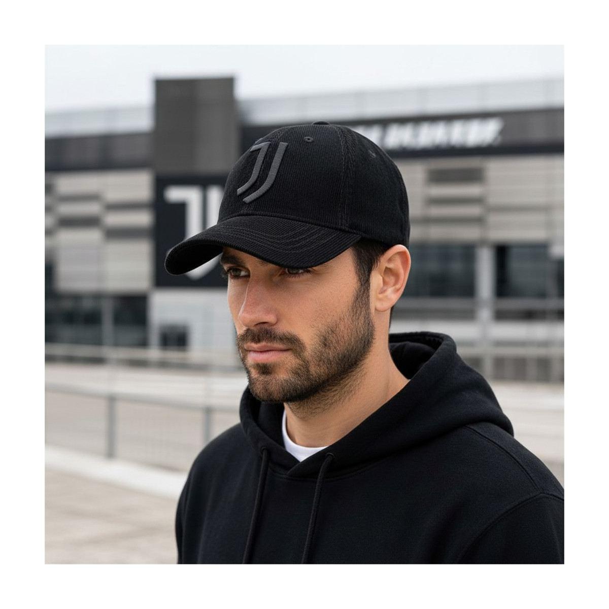 Cappello baseball uomo in velluto ricamo Juventus