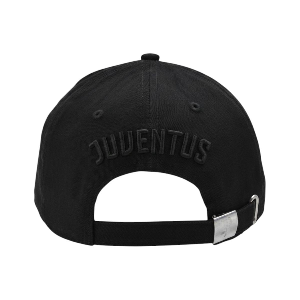 Cappello baseball uomo con patch in pelle e ricami Juventus