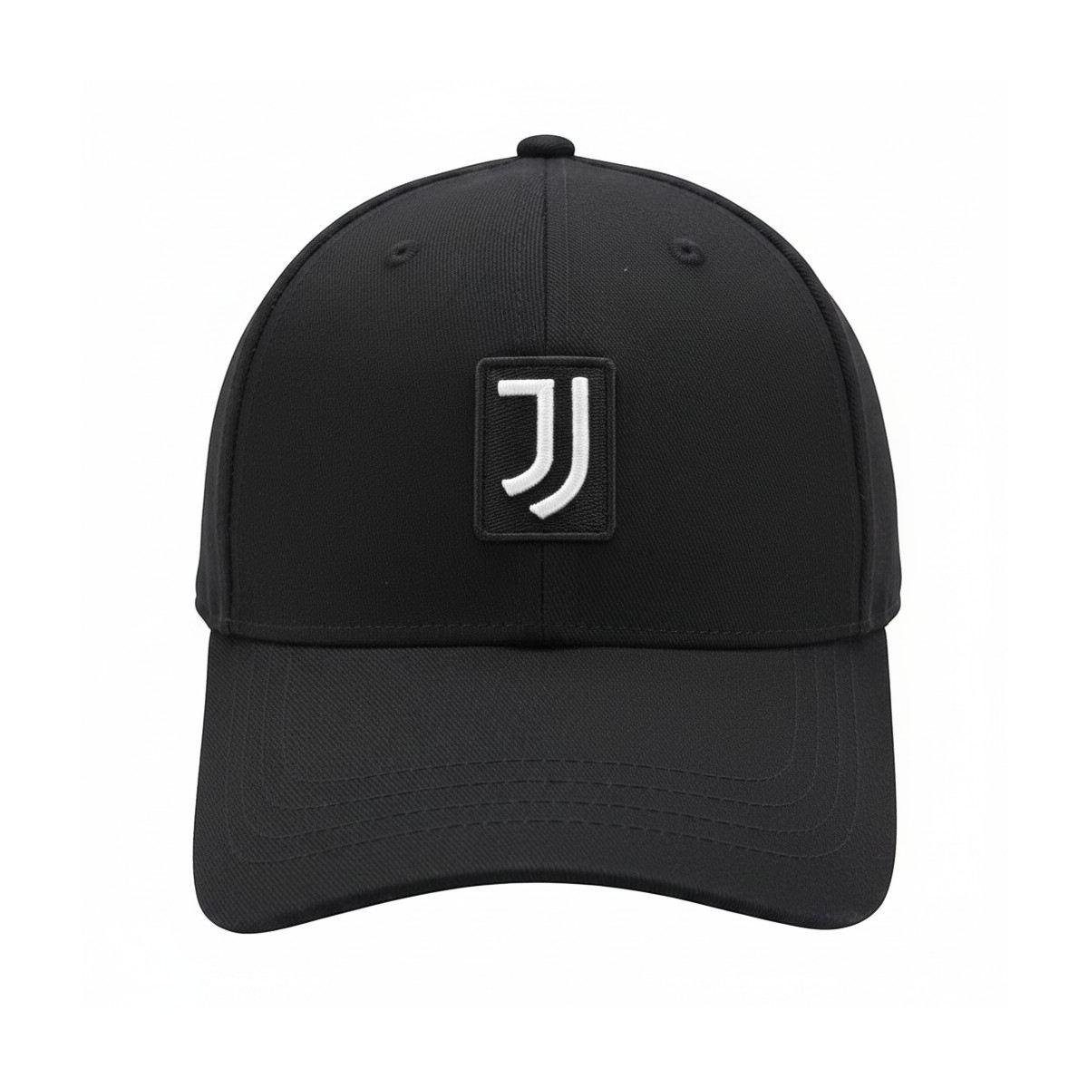Cappello baseball uomo con patch in pelle e ricami Juventus