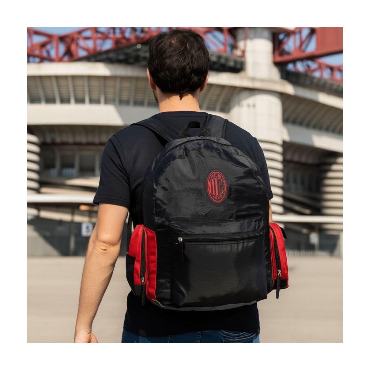 Zaino da viaggio richiudibile ed espandibile ufficiale Milan
