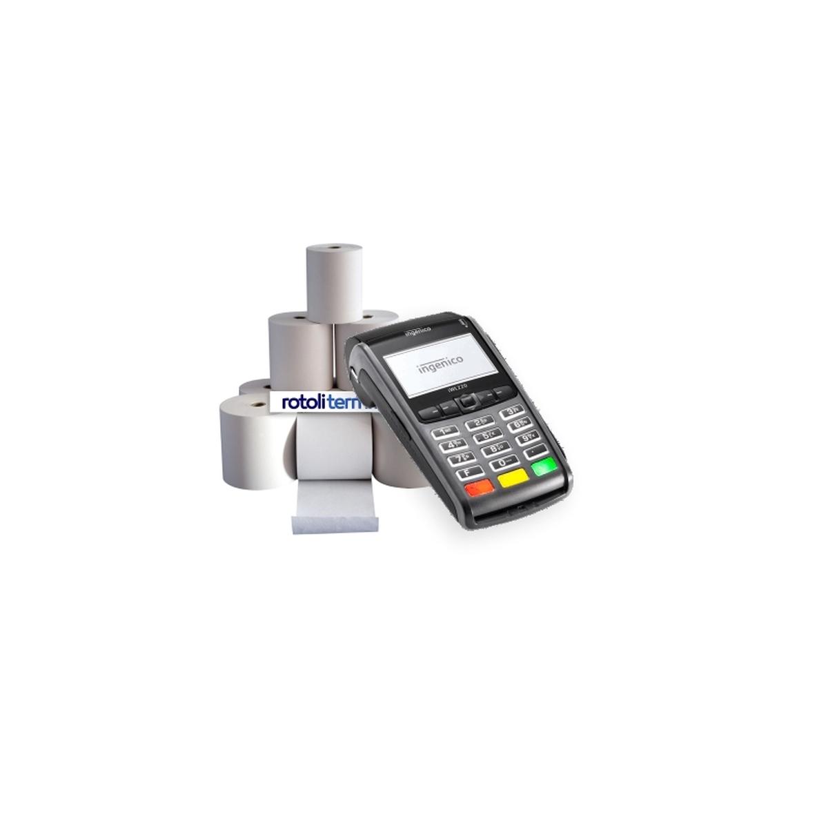 Rotolo carta termica POS 57x16x12 mm BPA Free