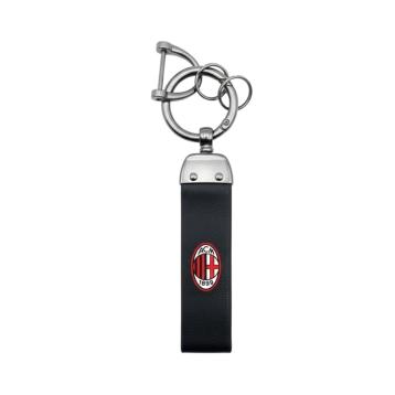 Portachiavi in pelle ufficiale Milan