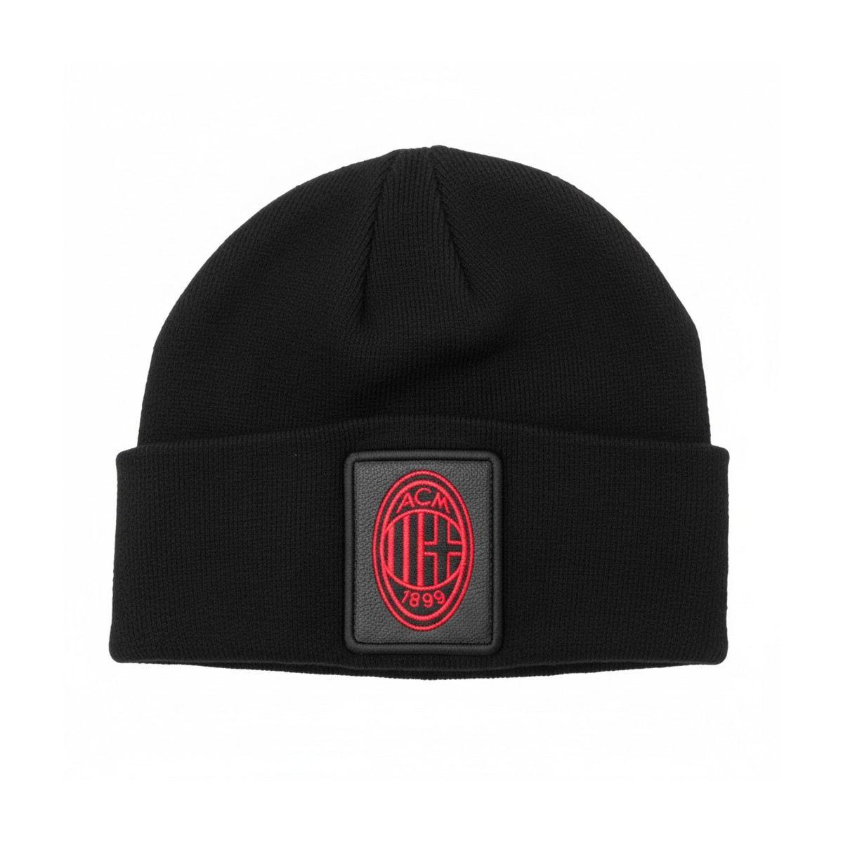 Cappello skipper patch in pelle ricamato ufficiale Milan