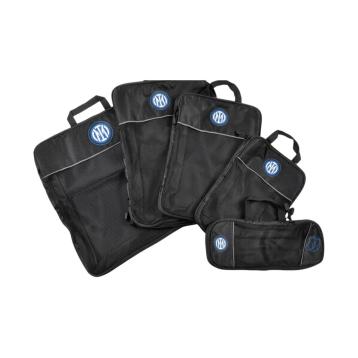 Set 5 pezzi artcoli da viaggio con zip estendibile ufficiale Inter
