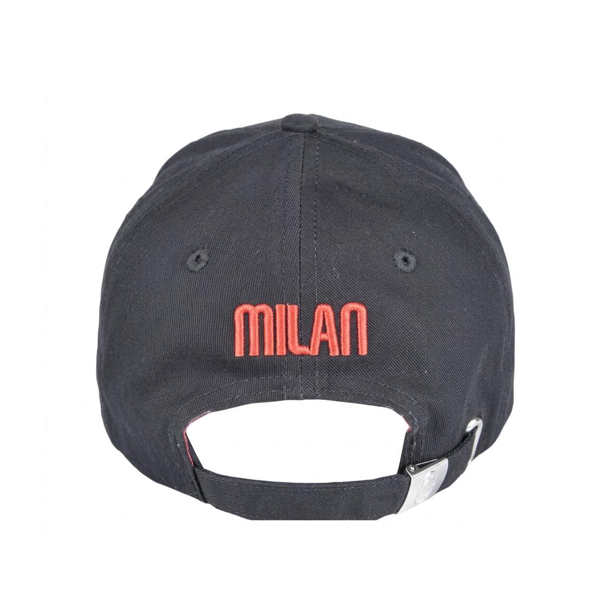 Cappello baseball con patch ricamato ufficiale Milan