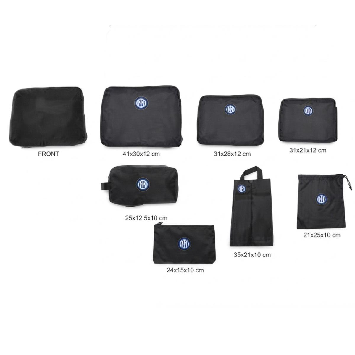 Set 7 pezzi artcoli da viaggio uomo ufficiale Inter