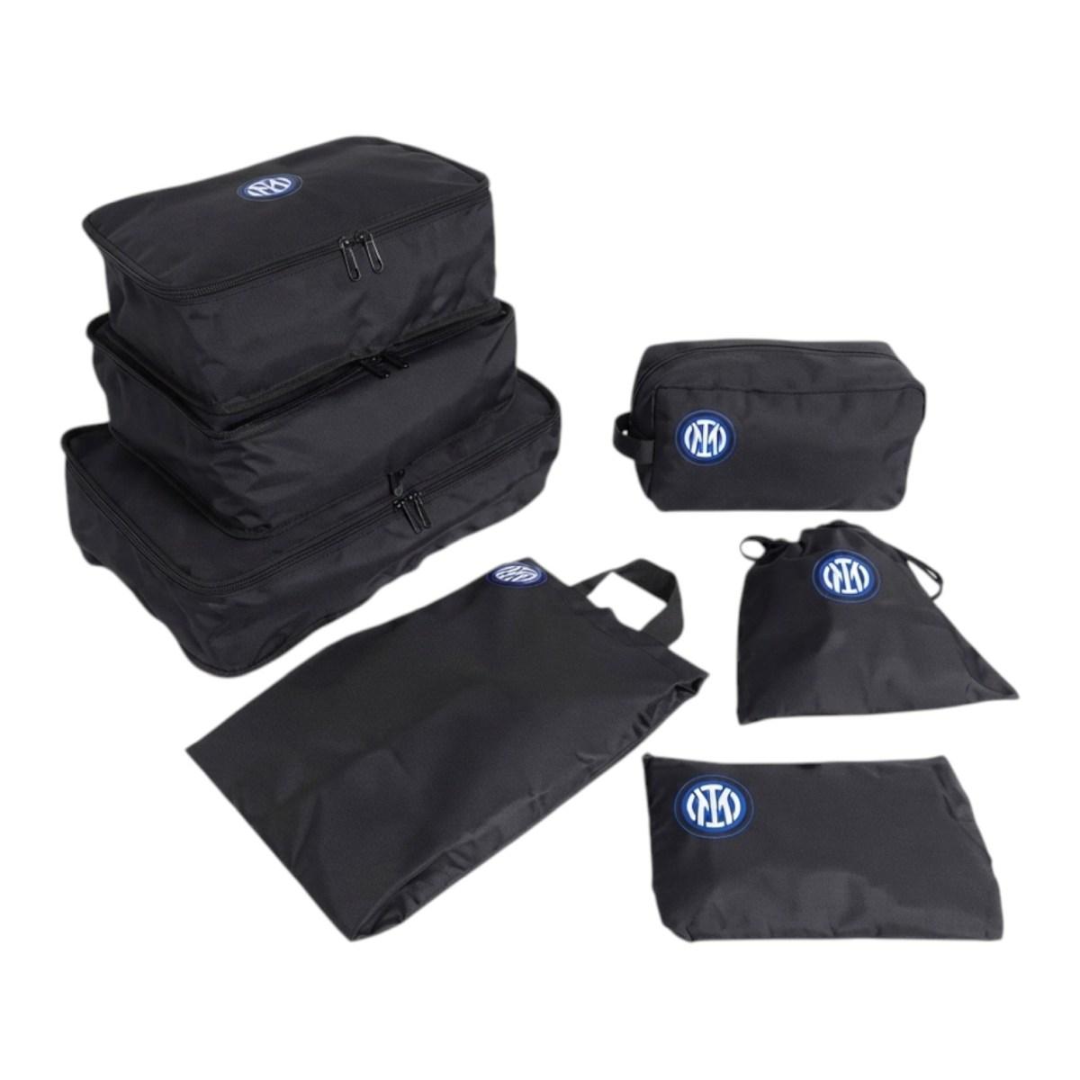 Set 7 pezzi artcoli da viaggio uomo ufficiale Inter