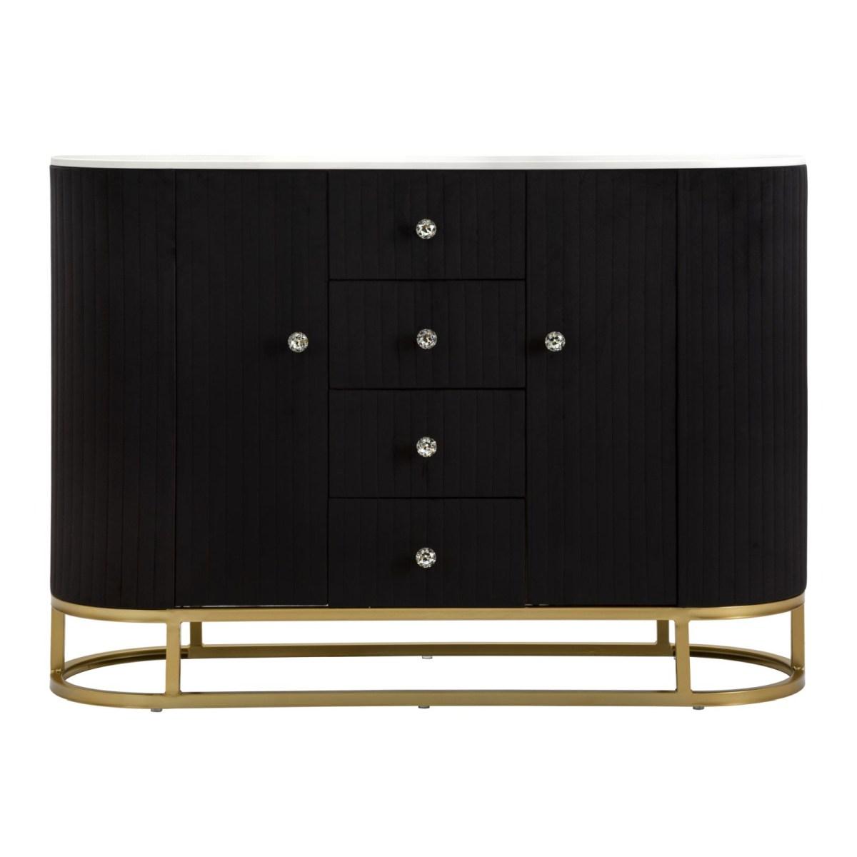 Mobile montpellier nero cm 120x40x85
