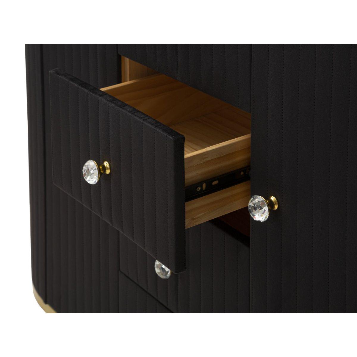 Mobile montpellier nero cm 120x40x85