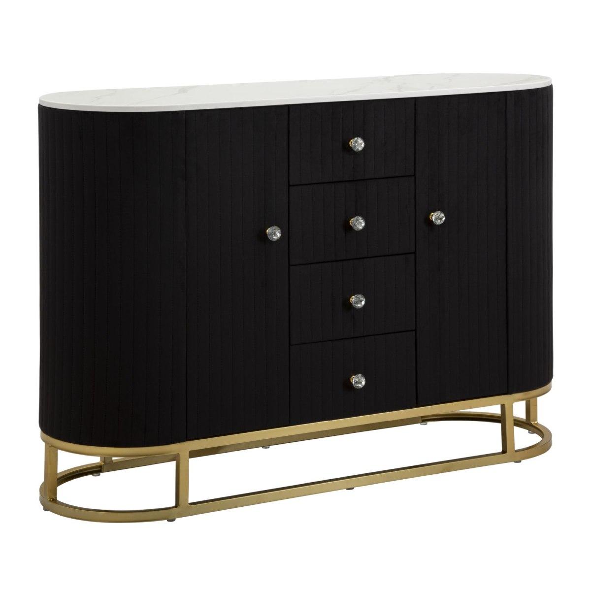 Mobile montpellier nero cm 120x40x85