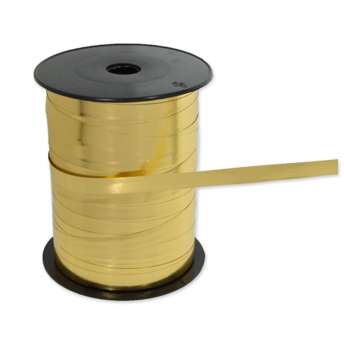 Rocchetto nastro metallizzato colore oro mm.10 x 250 m.