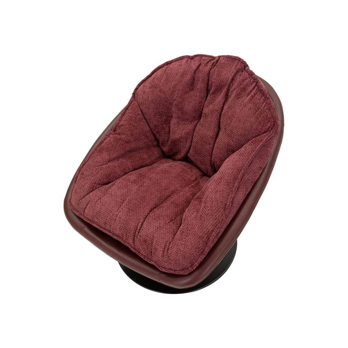Poltrona dortmund bordeaux cm 78x78x84