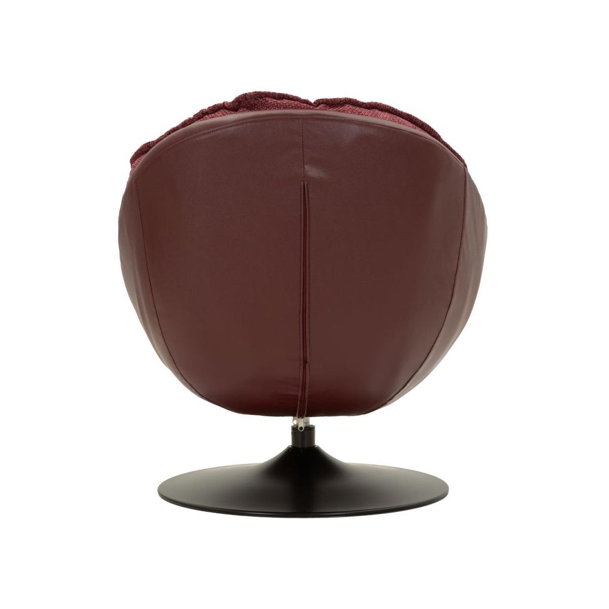 Poltrona dortmund bordeaux cm 78x78x84