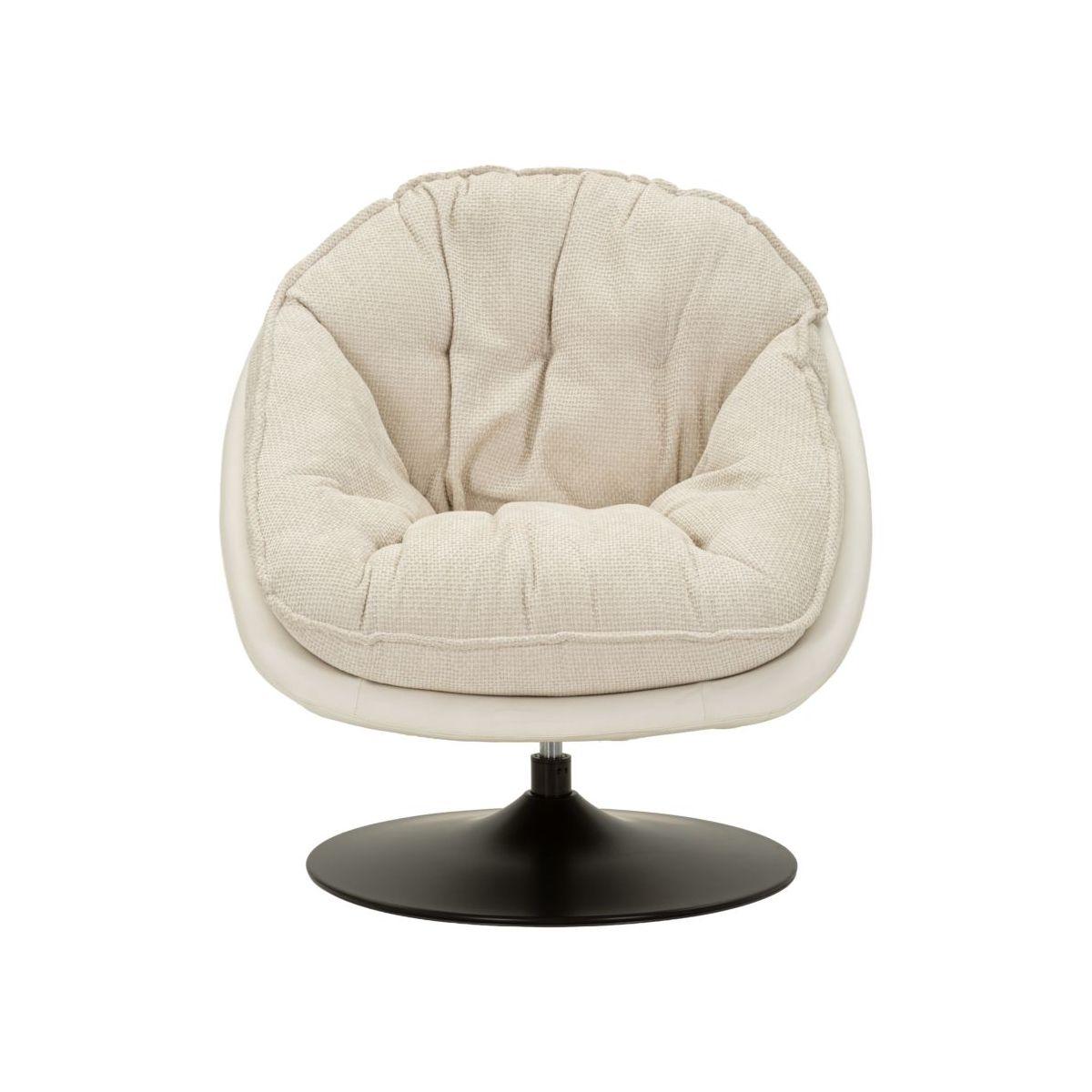 Poltrona dortmund crema cm 78x78x84