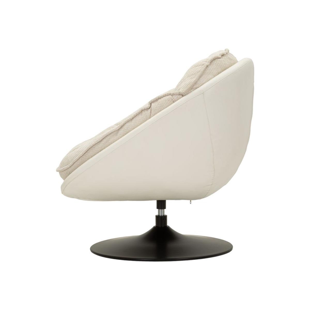Poltrona dortmund crema cm 78x78x84