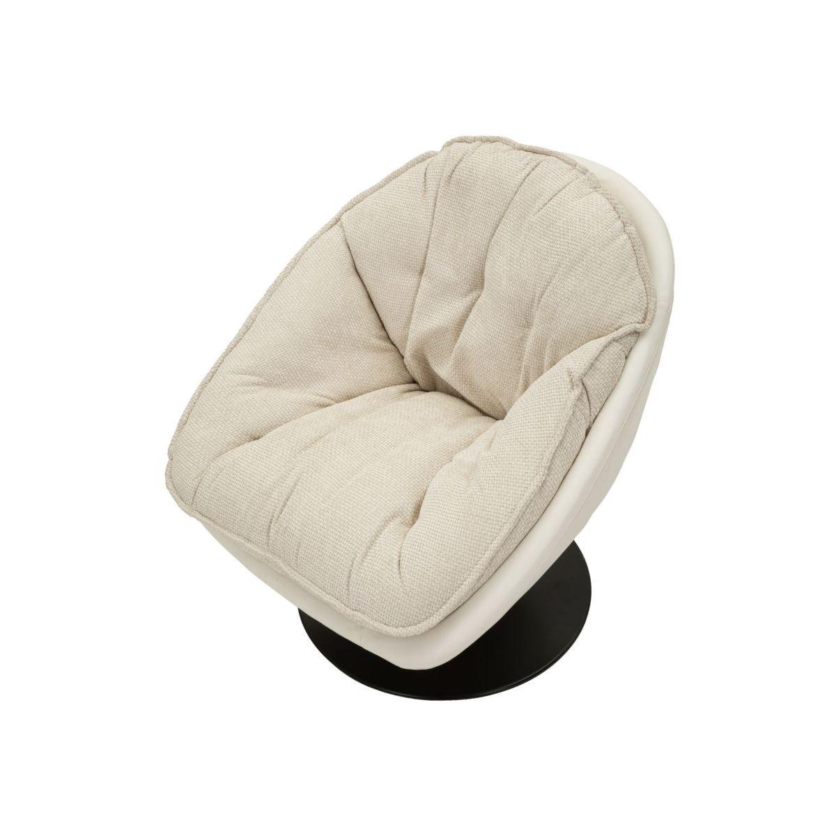 Poltrona dortmund crema cm 78x78x84