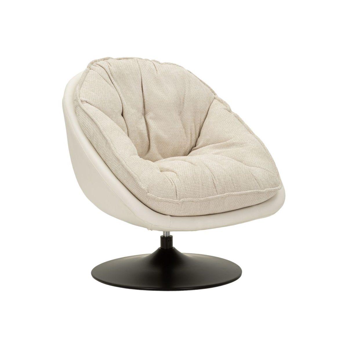 Poltrona dortmund crema cm 78x78x84