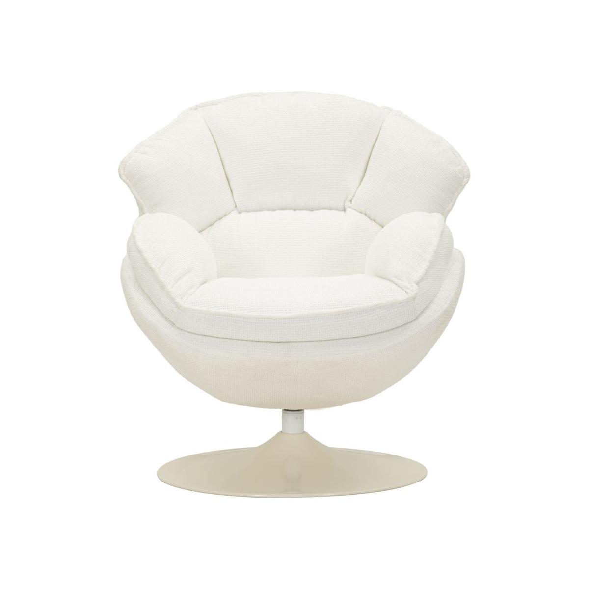 Poltrona amburgo bianca cm 85x80x81