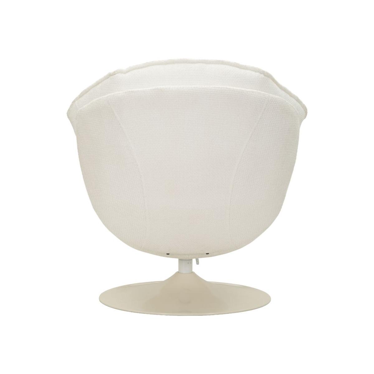 Poltrona amburgo bianca cm 85x80x81
