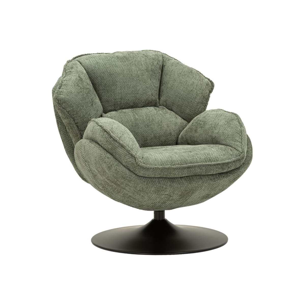 Poltrona amburgo verde cm 85x80x81