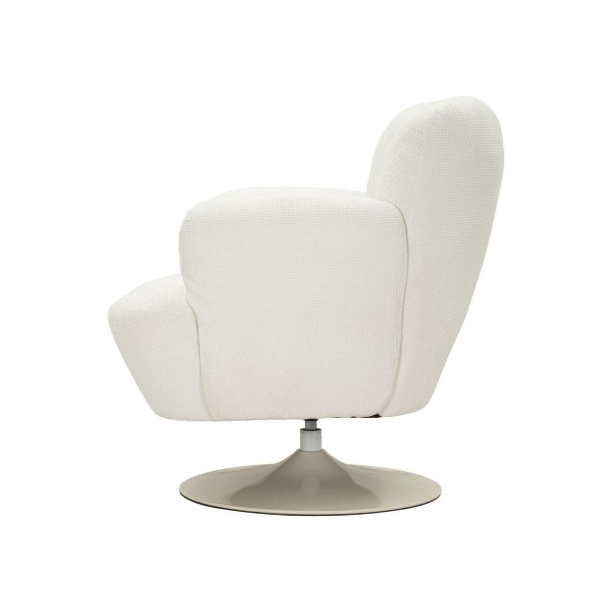 Poltrona monaco bianca cm 86x77x92