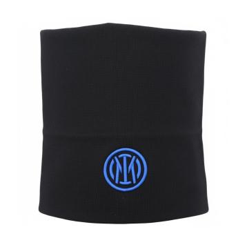 Scaldacollo con patch in pelle ricamato ufficiale Inter