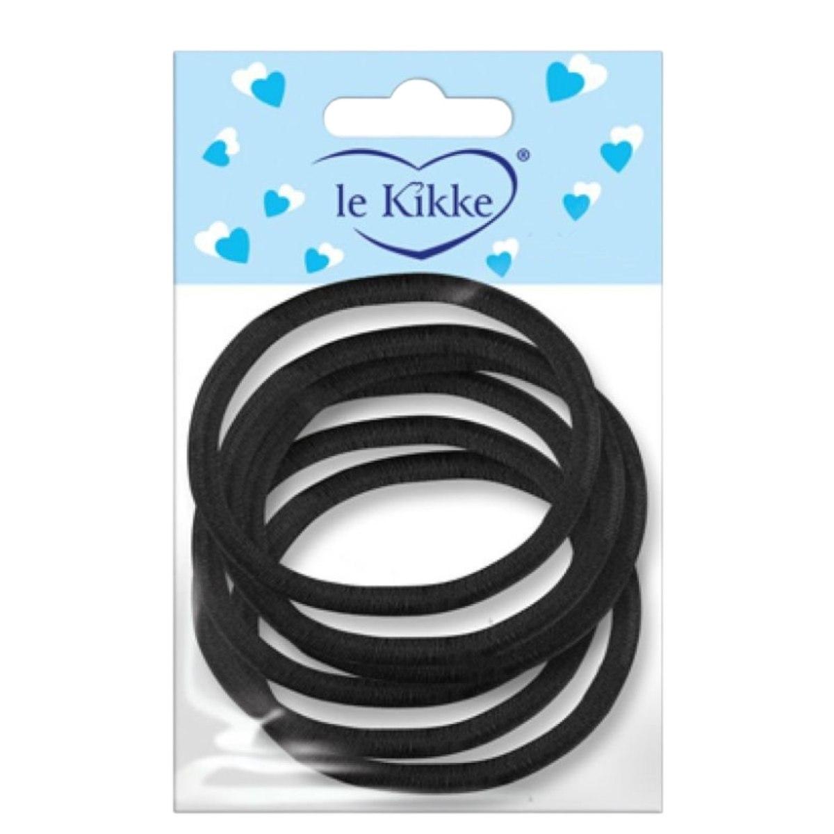 Elastico per capelli in card 12 buste da 6 elastici Le Kikke