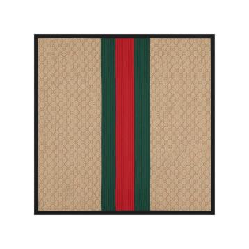 Sciarpa donna in seta fantasia geometrica Capoverde