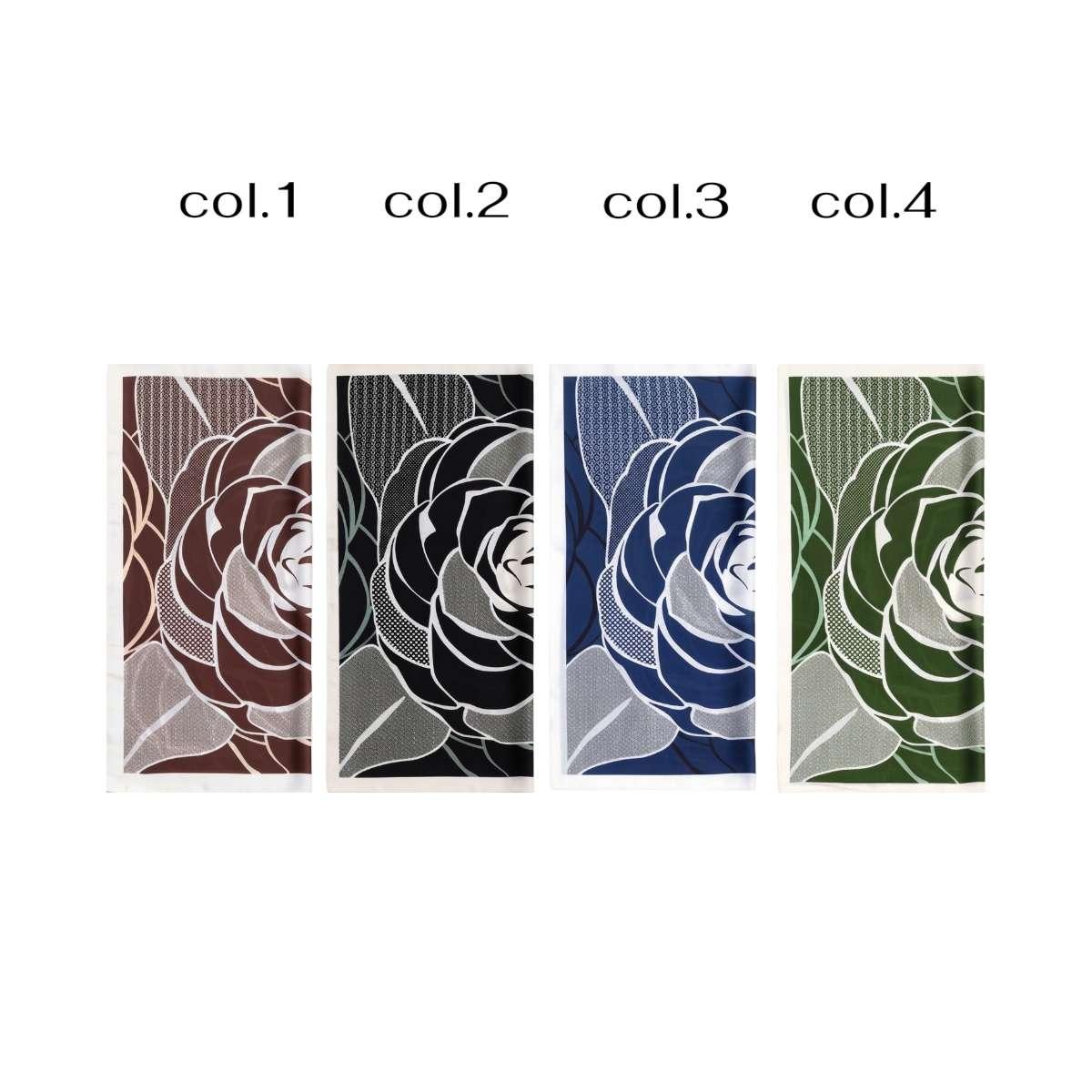 Foulard donna in seta motivo floreale stilizzato Capoverde